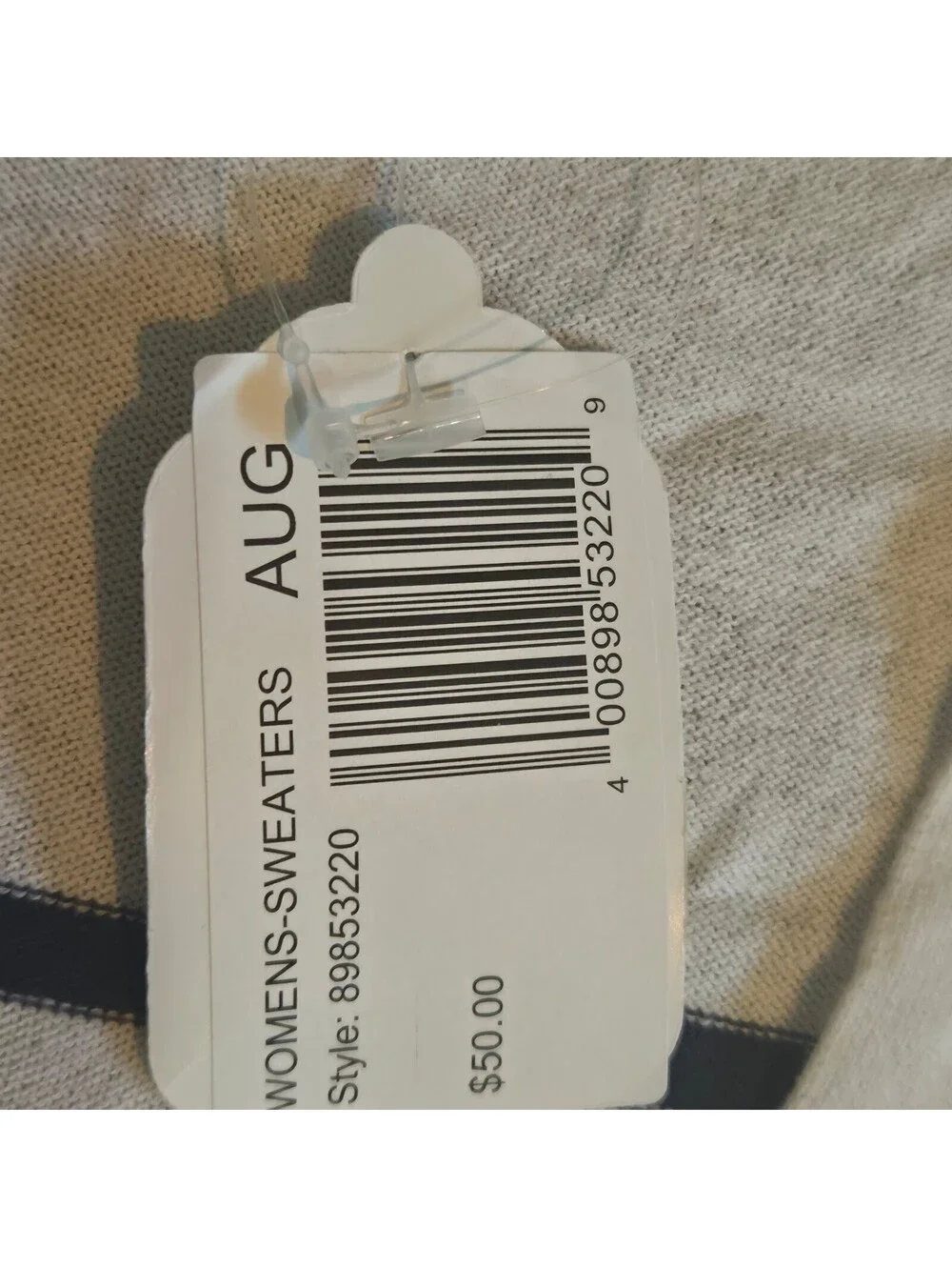 J.Crew Women's XS White Navy Striped Button-Up Cardigan Sweater